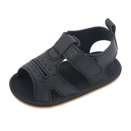 

Kids Solid Color First Walking Leisure Shoes Open Toe Leisure Shoes Sandals