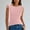 Pink, variant on ITSAME Women's Tank Tops, Sweet Bow Shoulder Loose Fit Crew Neck Summer 2025 Causal Fashion Blouse Army Green L