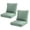 Forest Green, variant on Aoodor 24 x 24 Inch Outdoor Seat Cushion, Water-Resistant & Fade Resistant Deep Seat and Back Cushion with Removable Cover for Patio Furniture Chair, Sofa and Couch, Beige Taupe