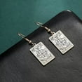 thumbnail image 5 of EOEMY Tarot Cards Stainless Steel Drop Earrings Divination Women Jewelry Gifts, 5 of 9