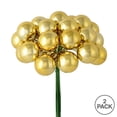 thumbnail image 2 of Vickerman N180108 1 in. x 24 Piece Gold Shiny Ball Pick  2 per Pack, 2 of 3