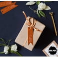 thumbnail image 4 of Inkdotpot Pack Of 50 Made With Love Text Favor Paper Tags Craft Real Rose Gold Foil Hang Tags, 4 of 6