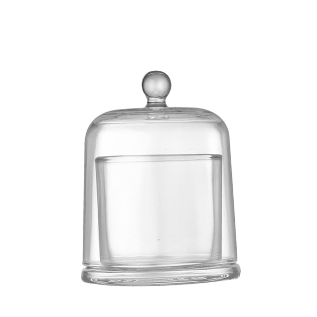 simhoa Clear Cloche Glass Dome Tabletop Ornament for Jewelry Plants Model Figurines S
