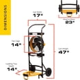 thumbnail image 2 of Mule 5 in 1 Mobile Workshop Hand Truck, Integrated 3 Speed Fan, 52000-31, Black, 2 of 12