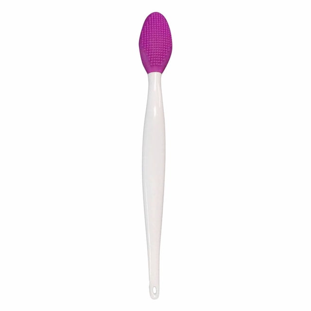 Cepillo de silicona para la nariz, cepillo de masaje de doble cara para eliminar puntos negros, cepillo para la nariz y los labios, herramienta de limpieza de belleza