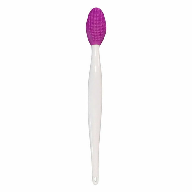 Cepillo de silicona para la nariz, cepillo de masaje de doble cara para eliminar puntos negros, cepillo para la nariz y los labios, herramienta de limpieza de belleza
