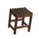 thumbnail image 5 of Banco de ducha, taburete de ducha, reposapiés, silla de baño impermeable, taburete de baño, asiento esquinero para bañera, afeitado de piernas Marrón oscuro, 5 of 9