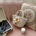 thumbnail image 6 of Shipiny Cute Casual Woven Bag Women's Handbag Uncomplicated Style Storage Bag Suitable for Daily Commuting Use Ideal Gift for Women, Home Goods, Household Supplies, D, 6 of 6