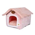 thumbnail image 2 of Casa para perros y gatos perfecl al aire libre cama perrera para otoño e invierno cueva cálida plegable, 2 of 8
