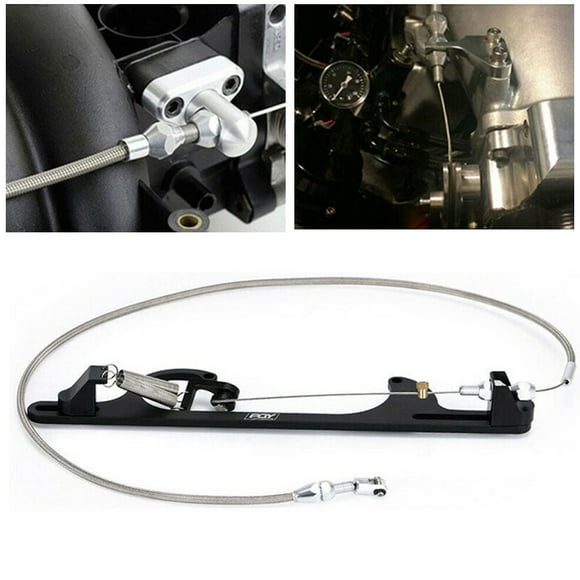 For Ls Engine 36" Stainless Steel Braided Throttle Gas Cable Ls1 4.8 5.3 5.7