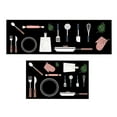 thumbnail image 1 of Giyblacko Carpet Door Mats 2PCS Not Slip Super Absorbent Ktichen Rug Mat For Kitchen Dining Room Washable Runner Rugs, 1 of 1