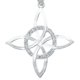 thumbnail image 3 of JOYARIS Collar Nudo De Bruja Celta Plano Zirconias Plata Ley 925 DM-0001148, 3 of 5