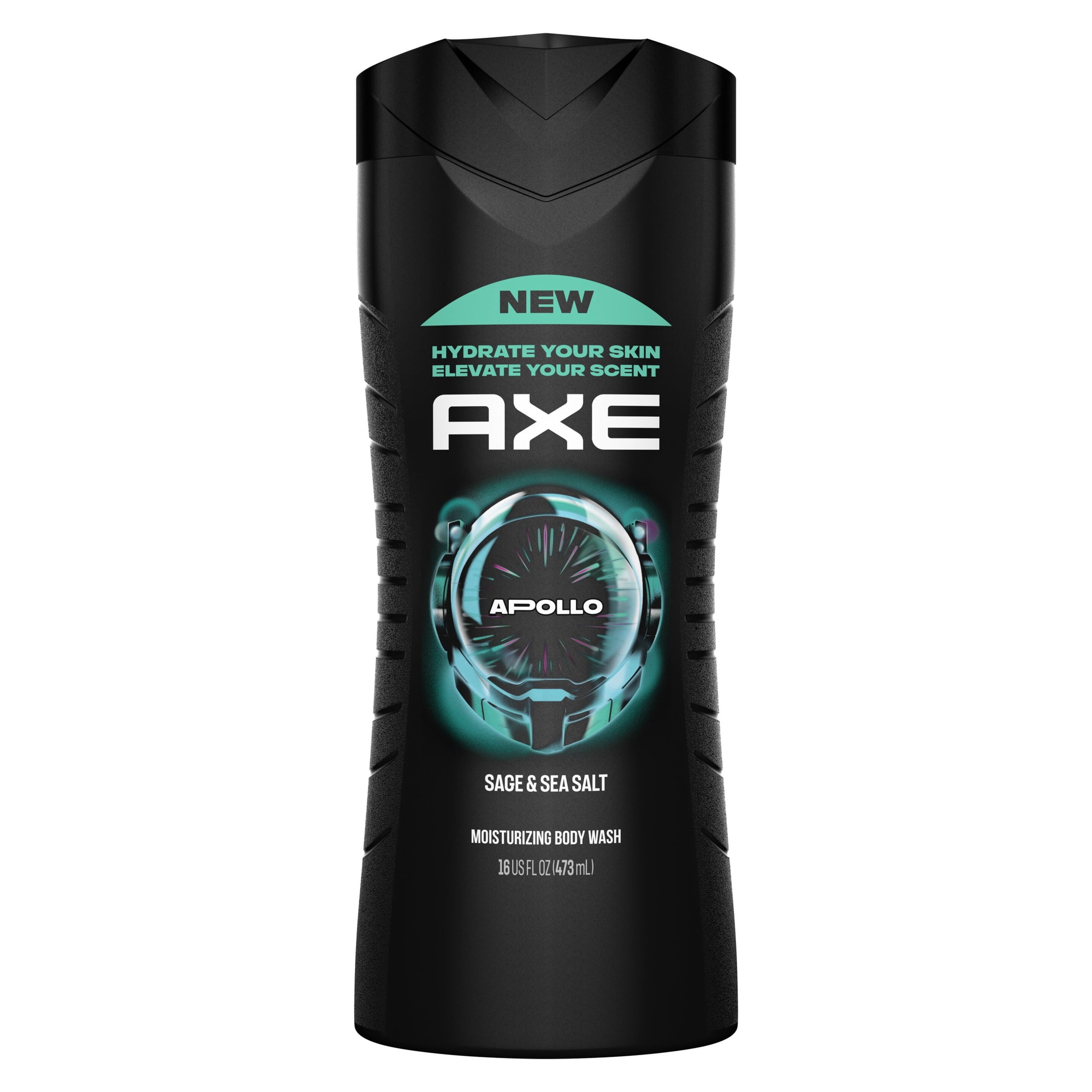 (2 pack) AXE Body Wash For Long Lasting Freshness Apollo Sage & Cedarwood Men's Body Wash With Odor-Busting Prebiotics ,16 fl oz