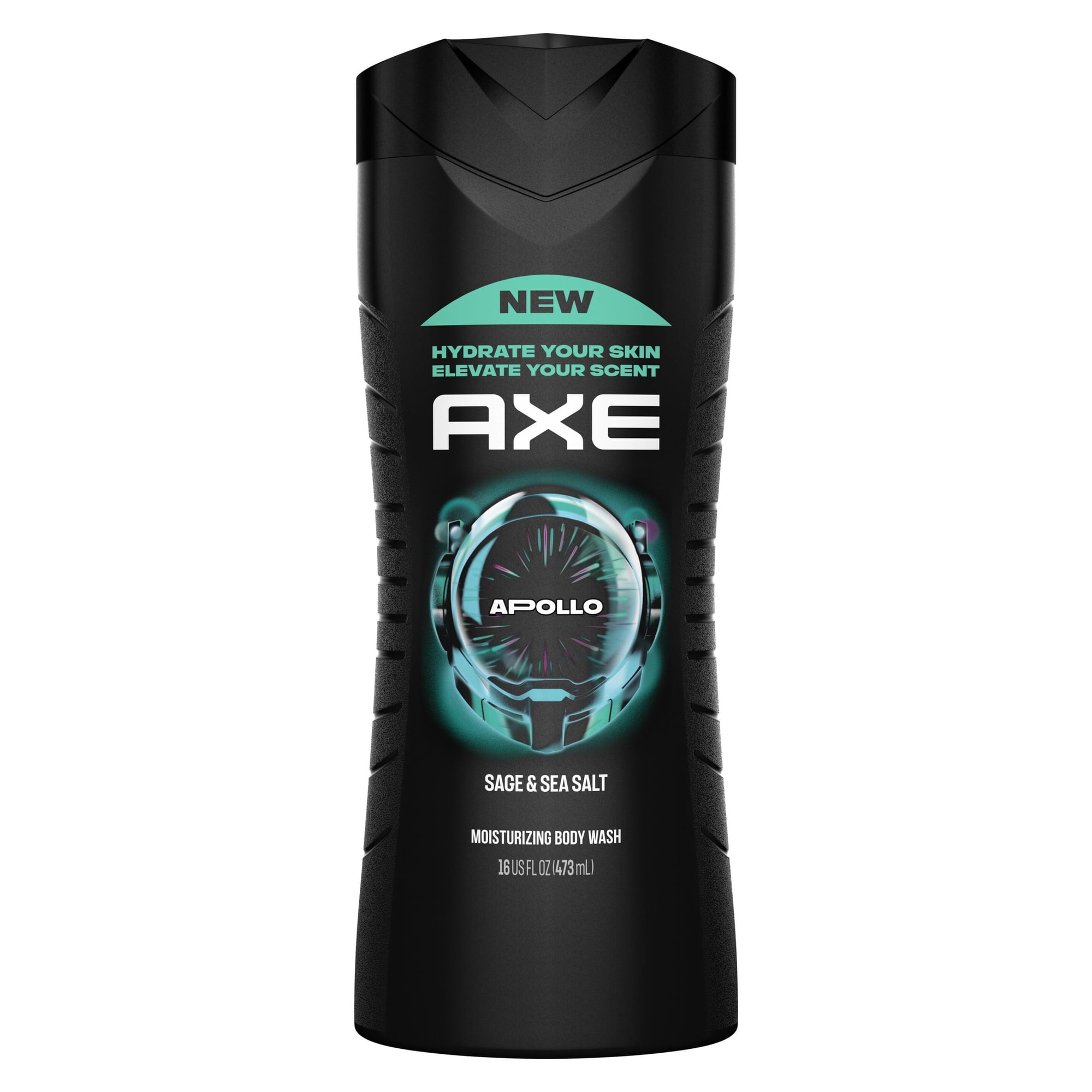 AXE Body Wash For Long Lasting Freshness Apollo Sage & Cedarwood Men's Body Wash With Odor-Busting Prebiotics ,16 fl oz