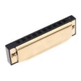 thumbnail image 4 of 3X Swan Harmonica 10 Agujeros Llave de C DORADO con Caja Blues Arpa Metal Acero, 4 of 7