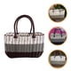 thumbnail image 4 of GOOHOCHY Bolsa de playa de paja de plástico, bolsa de compras, bolsa de mano para compras, cesta de picnic, bolsa de playa, bolso de mano, cesta tejida para fiesta, bolsa de playa para mujer,, 4 of 8
