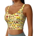 thumbnail image 2 of Goofa Funny Construction Vehicles Printed Sports Bras for Women, High Impact Running Bra Workout Crop Tank Tops Longline Sports Bra Push up-XX-Large, 2 of 9
