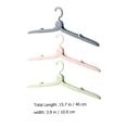 thumbnail image 3 of IBASETOY 3Pcs Space Saving Hangers Assorted Color For Travel And Climbing, 3 of 8