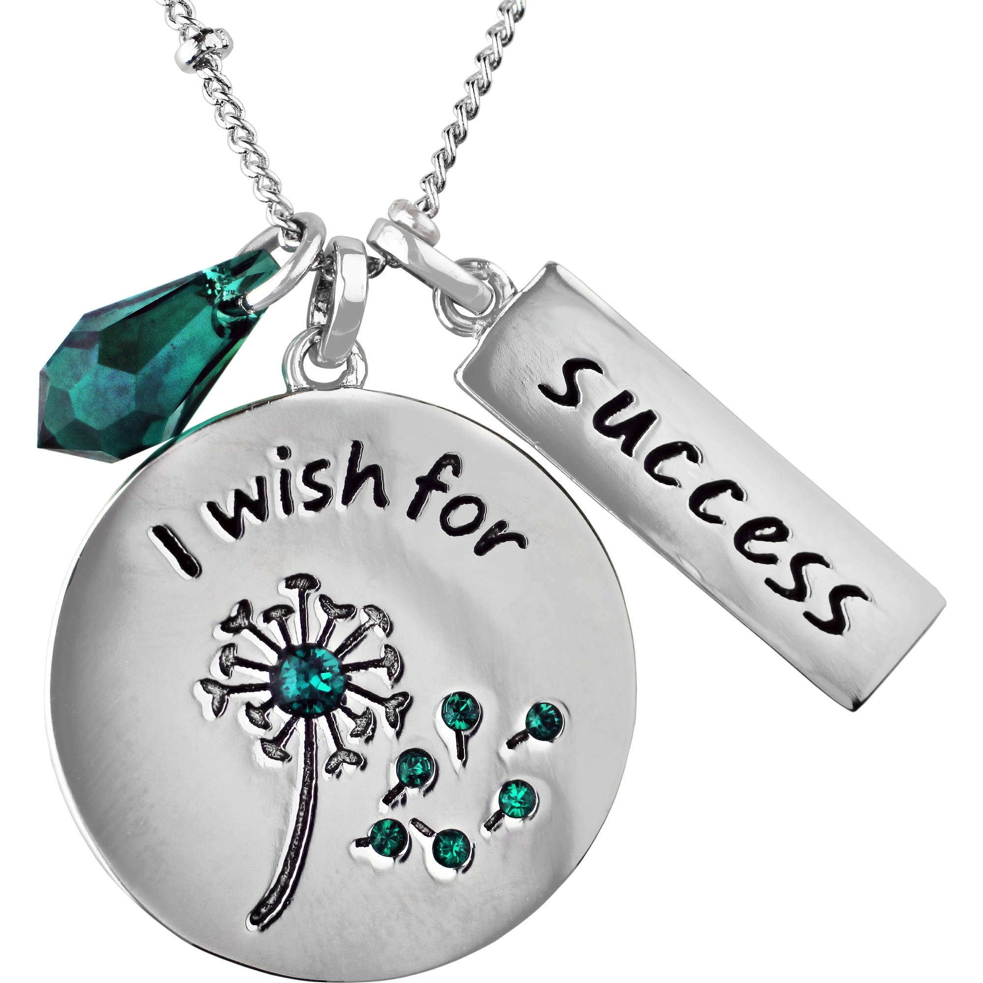 Swarovski Crystal Fine Silver-Tone I 