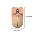 thumbnail image 3 of Wireless Bluetooth Mouse, Rechargeable Computer Mice, Intelligent Voice Input & 120 Language Translation Function, DPI Adjustment, for Laptops, Computers and Tablets(Khaki), 3 of 6