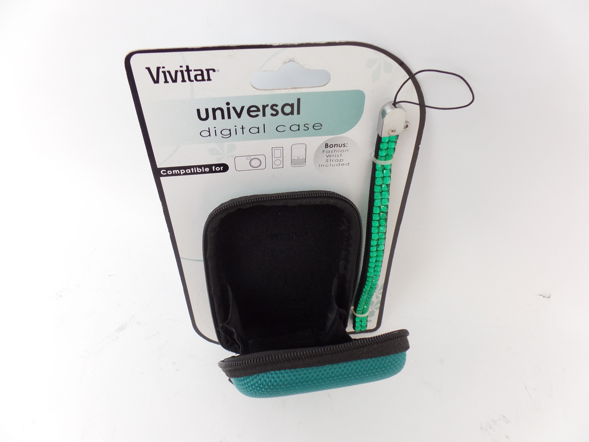 Vivitar Universal Hard Case for Digital Camera MP3 MP4 Player iPod w Wrist Strap - image 2 of 3