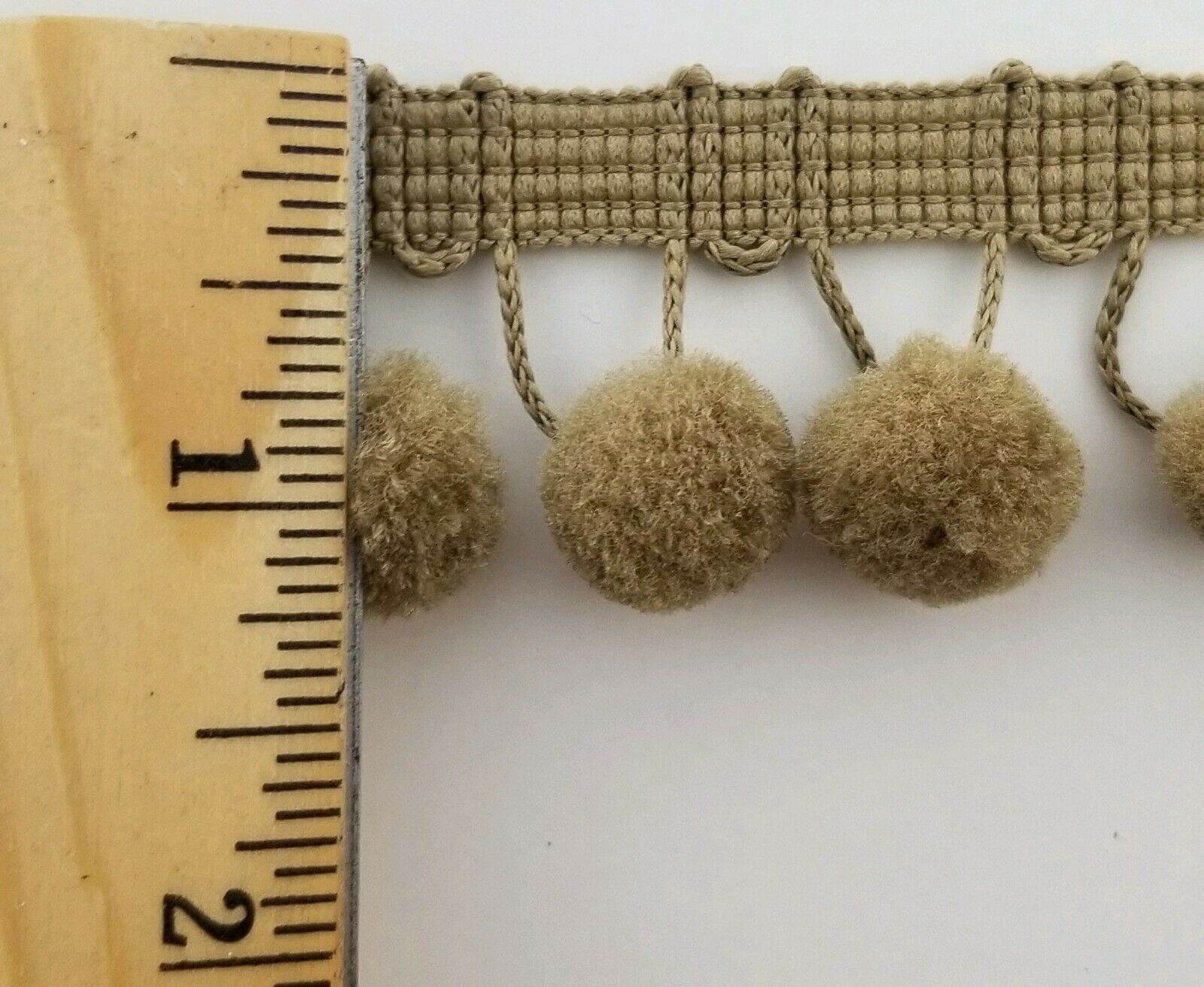 5/8" Pom Pom Poly Ball Fringe- 12 Continuous Yards - Many Colors!