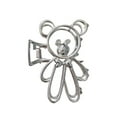 thumbnail image 2 of Fiudx Elegancia En Diseño Oso y Clip Metálico En Diamantes de Imitación, Accesorio En Cabello y Brillo Artificial, Aleación Duradera, Ideal En Fiestas y Bodas, Moda Femenina, Portátil y Reutilizable., 2 of 4