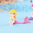 thumbnail image 3 of Mermaid DIY Mini Miniature Figurine Garden Dollhouse Decor Micro Landscape, 3 of 8