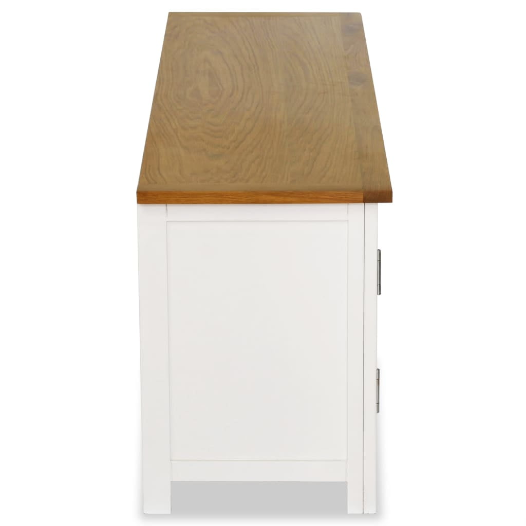 Kepooman Home TV Unit Stand for Living Room Entertainment Center, White Kepooman Home TV Unit Stand for Living Room Entertainment Center, White