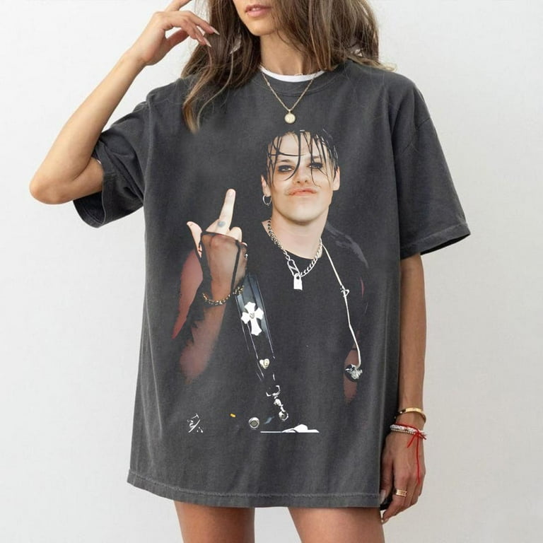 YUNGBLUD グラフィックTシャツ Lサイズ Yungblud Logo T-Shirt, Men's And Women's Graphic Tee 100