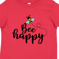 thumbnail image 4 of Inktastic Bee Happy Bumble Bee Boys or Girls Toddler T-Shirt, 4 of 5