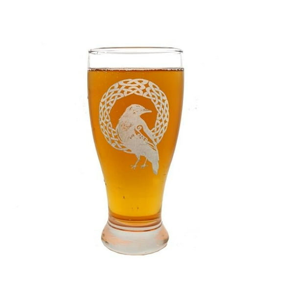 Lyoncraft PIRV01 19 oz Celtic Raven Pint Glass