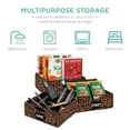 thumbnail image 6 of Best Choice Products Set of 4 13in Woven Water Hyacinth Pantry Baskets w/ Chalkboard Label, Chalk Marker - Brown, 6 of 7