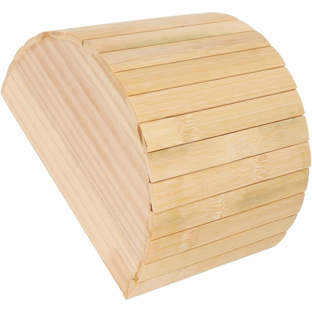 Guinea Pig Wooden House, Hamster Wooden House, Bite Arched Wood Hideout for Dwarf Hamster, Golden Bear Pet Supplies, Small Animals, Houses & Habitats.（Small）