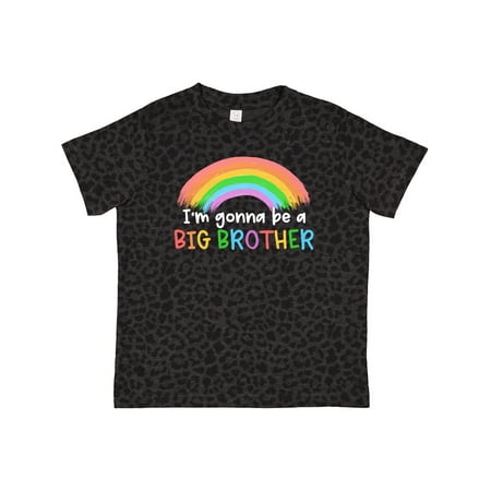 

Inktastic I m Gonna Be a Big Brother Rainbow Gift Toddler Boy or Toddler Girl T-Shirt