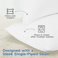 thumbnail image 6 of Pillows Standard Size Set of 2, Bed Pillows 2 Pack Hotel Quality, Gusseted Pillow for Back, Stomach or Side Sleepers, Easy to Clean Down Pillow, 6 of 8