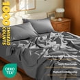 thumbnail image 2 of Egyptian Cotton Queen Size Sheets Set Thread Count，Luxury Hotel Bed Sheets，Breathable & Cooling Sateen Weave Deep Pocket Piece (), 2 of 7