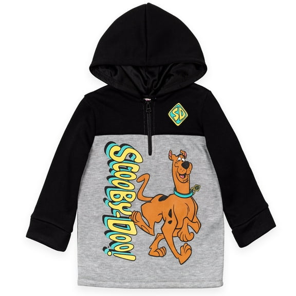 Scooby-Doo Scooby Doo Big Boys Fleece Half Zip Hoodie Toddler to Big Kid
