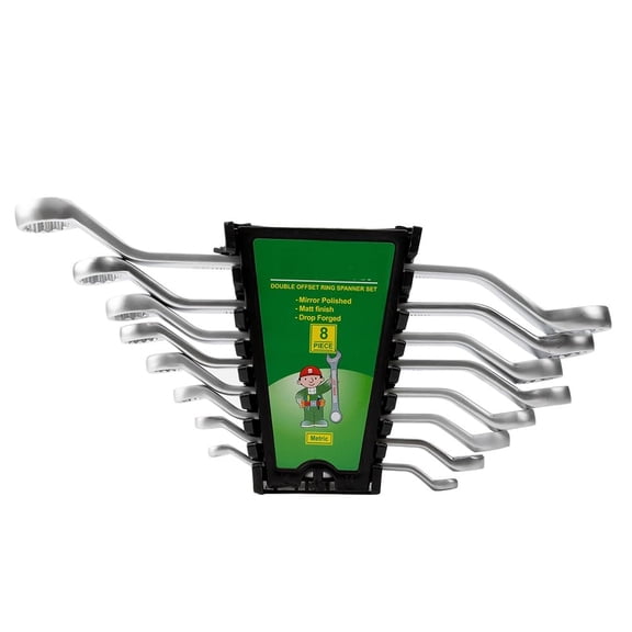 BUYOHLIC 8-piece Combination Wrench Set 6'' to 18'' Inches