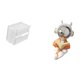 thumbnail image 5 of Caja moderna de acrílico para guardar papel higiénico con forma de . Soporte decorativo de pared para pañuelos. Escultura espacial para baño, 5 of 8