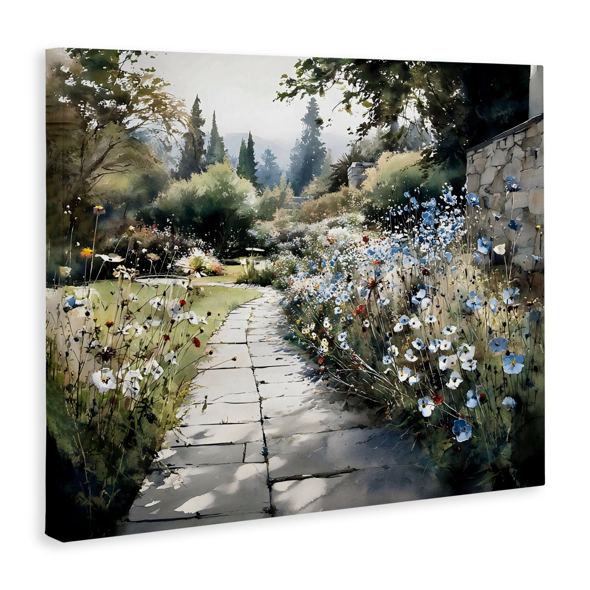 Stupell Industries Garden Pathway in Summer Light Canvas Wall Art, design by Franklyn Gregory