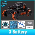 thumbnail image 1 of Coche de juguete a Control remoto para niños, tanque de bomba de agua de 4x4, coche a Control remoto de tiro, tanque de Control de gestos competitivo Fivean unisex, 1 of 2