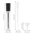 thumbnail image 3 of 2 Sets Empty Mascara Tube and Wand with Funnels Dropper for DIY Mascara Container, 3 of 6