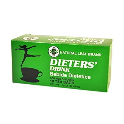 3 boxes natural leaf brand dieter drink tea 1.5 oz. for men and (The Best Green Tea Brand To Drink)