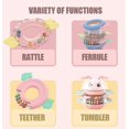 thumbnail image 4 of Tumbler Music Toy,Baby Rattle Teether Toys,Stacking Ring for 3-12 Month Old Kids, Gift for 1,2,3-Year-Old Boy and Girl, The Great Beginning of Learnin, 4 of 4