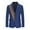 16#Blue, variant on Men's Fashion England Solid Color Casual Single Breasted SuitLong Puffer Cheap Gentlemen Long Jacket Men Camel Trench Coat