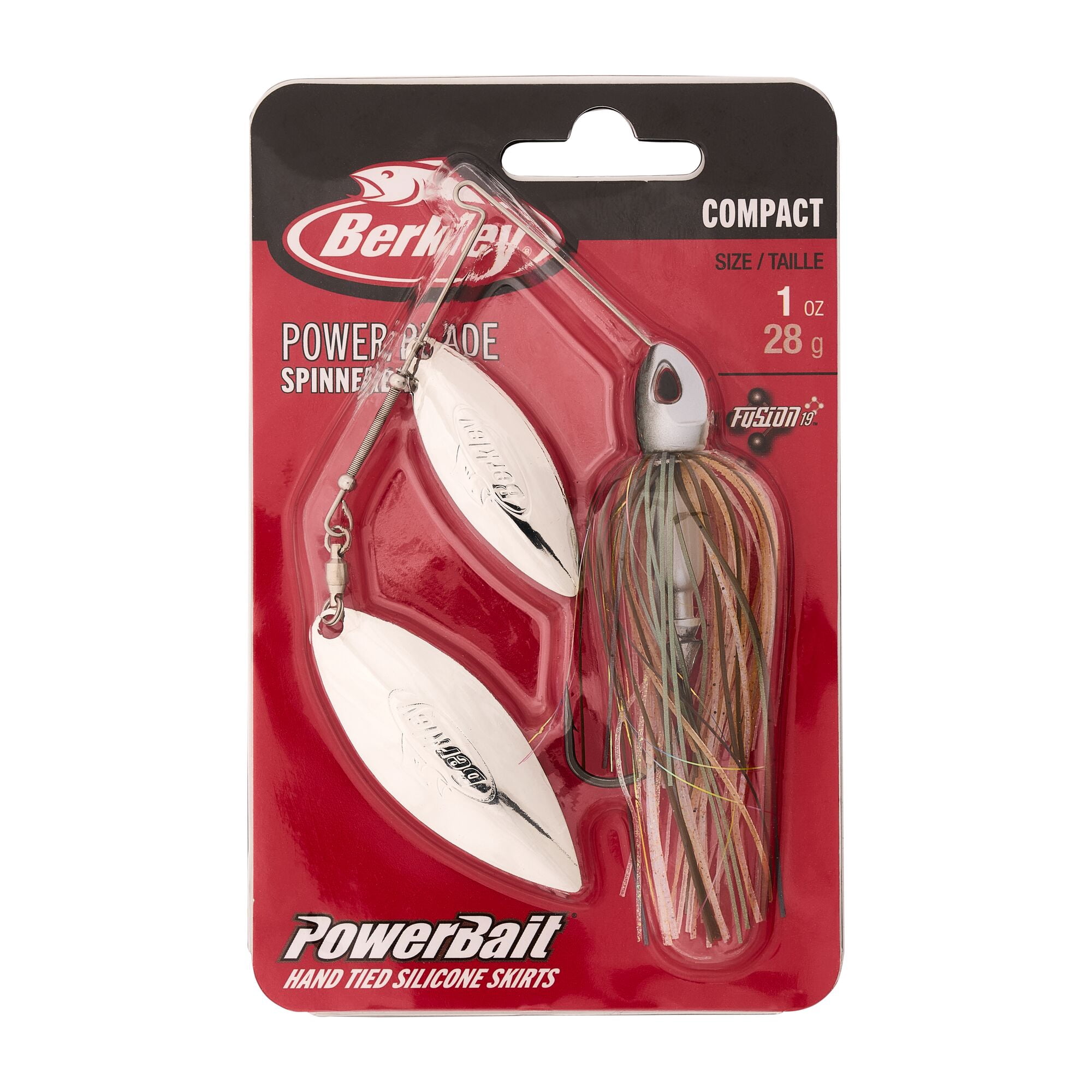 Berkley Power® Blade Compact, Spinnerbaits, Herring/Silver + Silver (1-count)