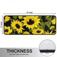 thumbnail image 5 of Kitchen Rugs Sets Of 2,Black Green Stem Sunflower Pattern Anti Fatigue Kitchen Mat Rugs Non Slip Washable,Decorative Kitchen Floor Mats for Kitchen,Sink,Laundry,17"x47"+17"x47", 5 of 5