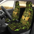 thumbnail image 3 of XMXT 2Pcs Car Seat Cover Decor Protector, Skeleton Flame Tribal Print Front Seat Covers for Cars SUVs, Universal Fit, 3 of 9