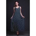thumbnail image 4 of Bimba Robe Longue Maxi Imprimée à Bretelles Spaghetti Ajustables en Rayonne Feuilles pour Femmes Boho-TTTG, 4 of 4